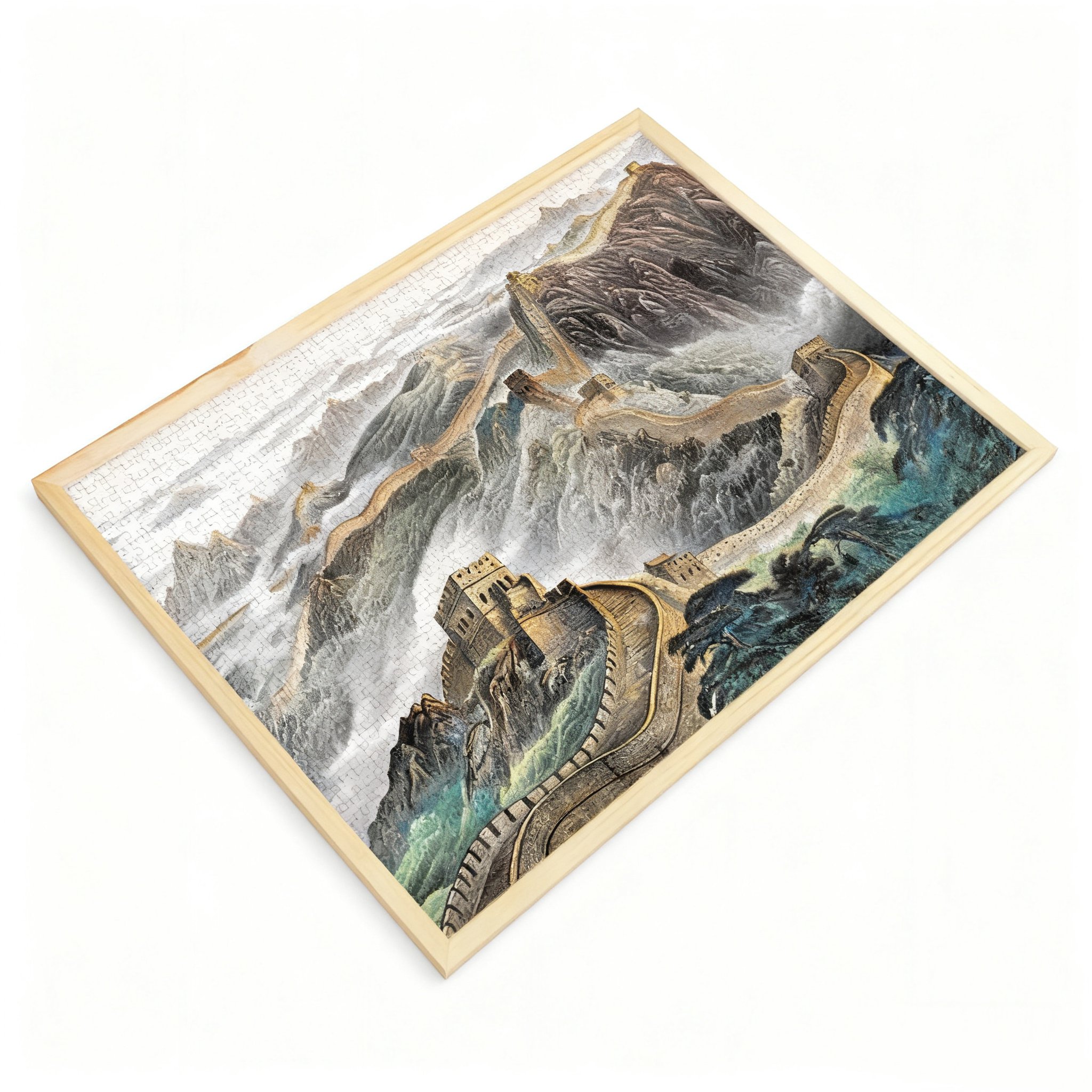  Čínská krajina DIY puzzle – Národní styl