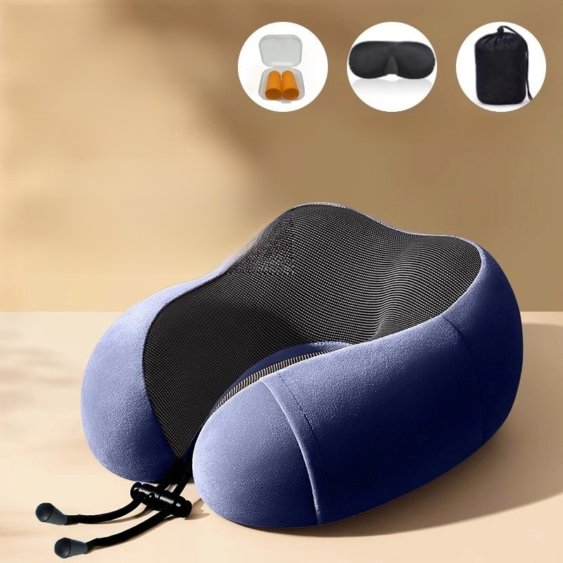 Portable Travel Memory Foam Neck Pillow