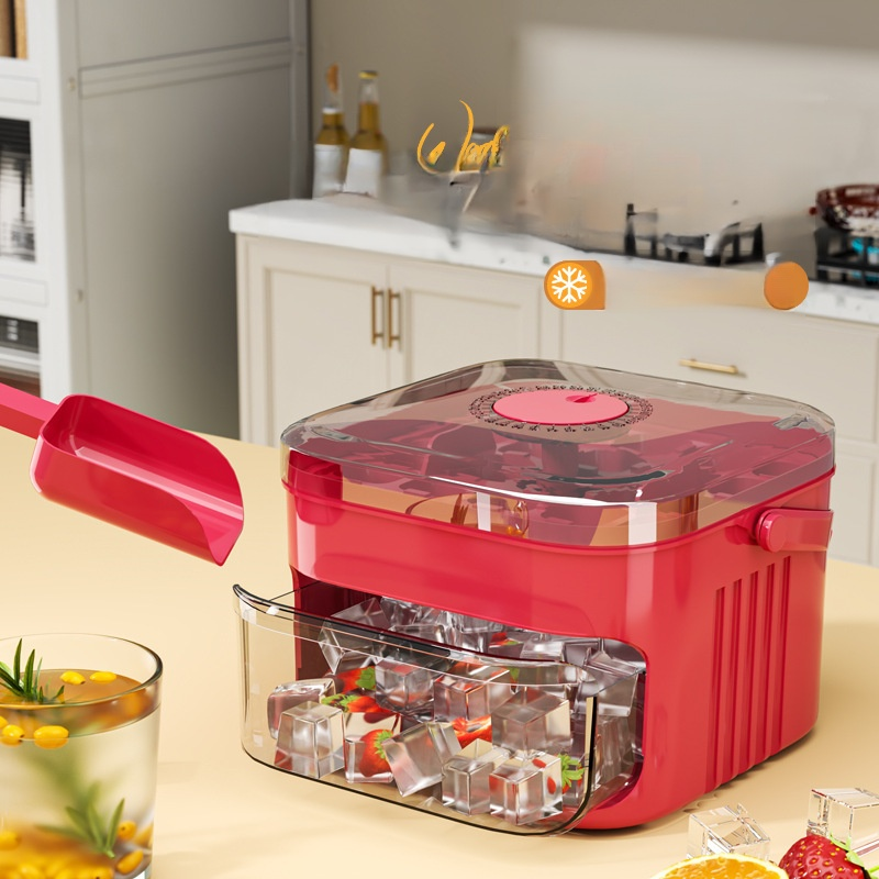 易脫模塑膠大容量儲冰按壓冰格