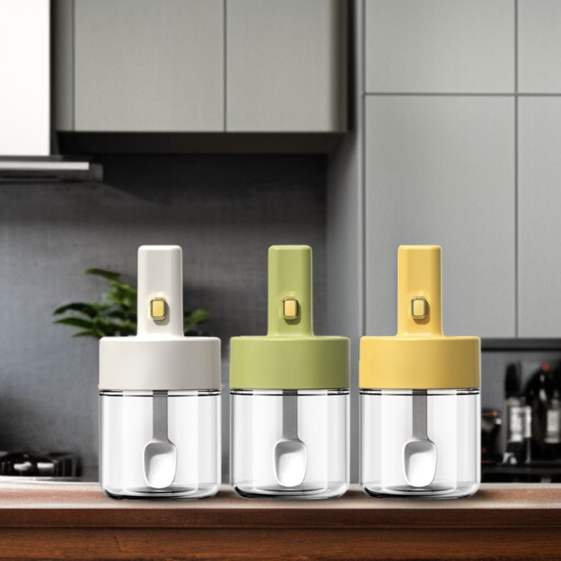 가정용 유리 양념통 및 양념보관함