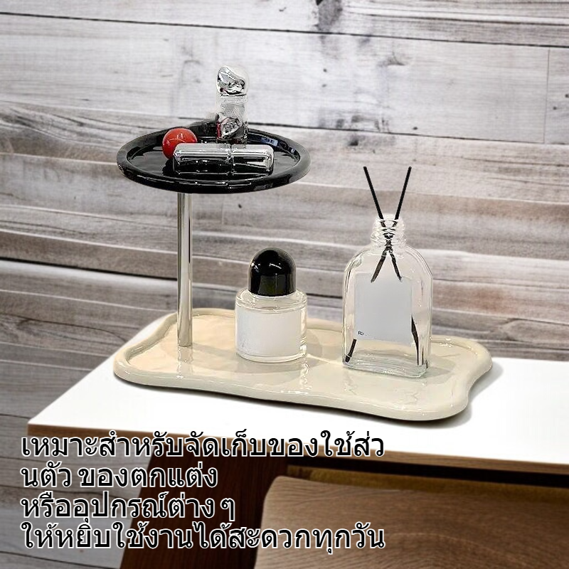 ชั้นวางของสองชั้น ประหยัดพื้นที่ในบ้าน