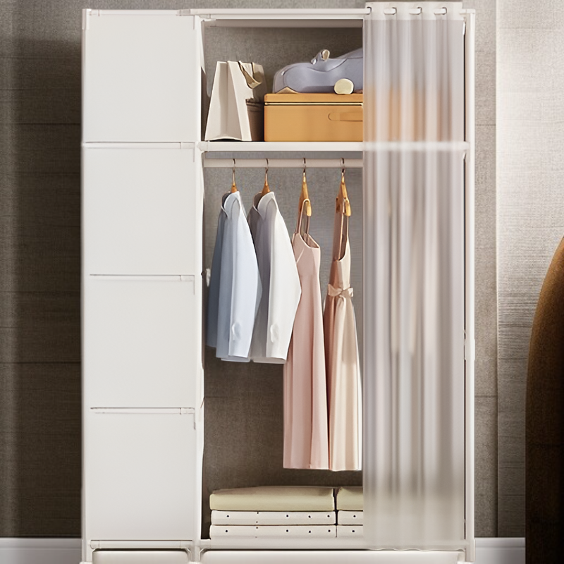 홈 옷장 수납 캐비닛, 간편 보관 방청 다기능 옷장, 침실용