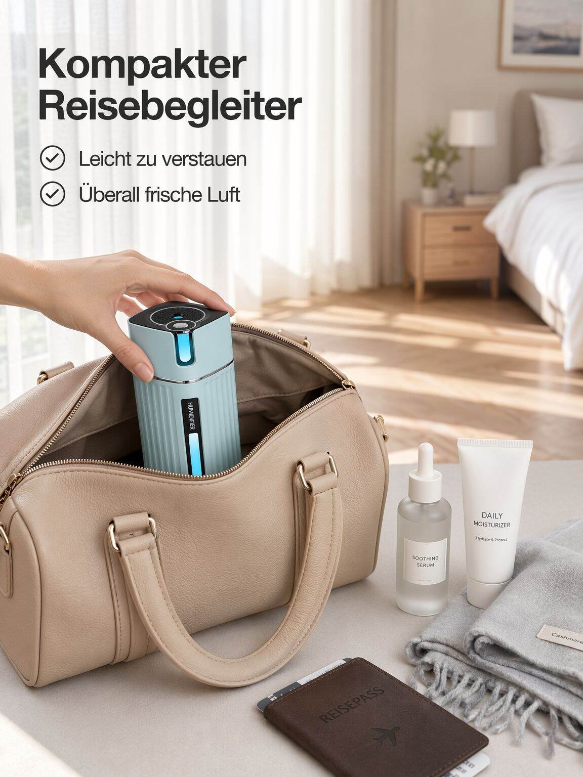 Kleiner leiser Luftbefeuchter