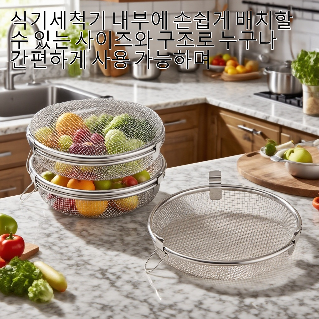 내구성 좋은 소재의 수납 바구니 디테일