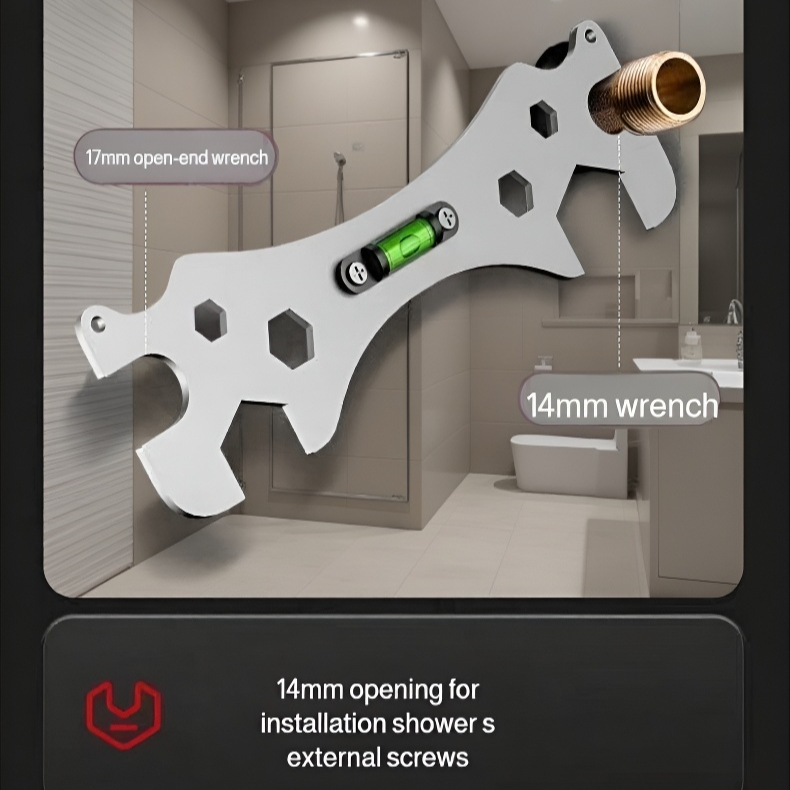 Bathroom Wrench Wrench Universal Home Bathroom Multifunction