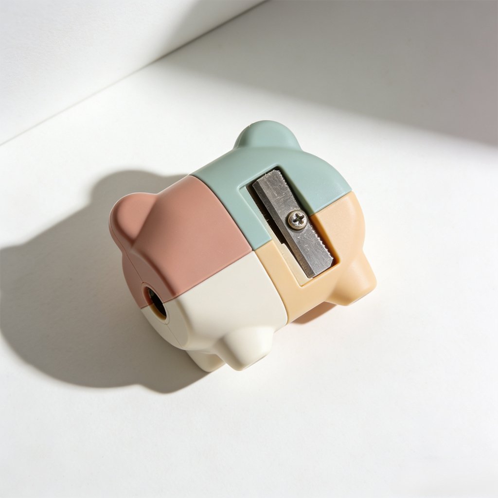 학생용 전동 연필깎이 세트 3개 전체 모습