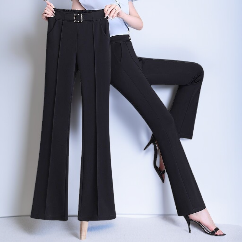 스트레이트 레그 크롭 팬츠