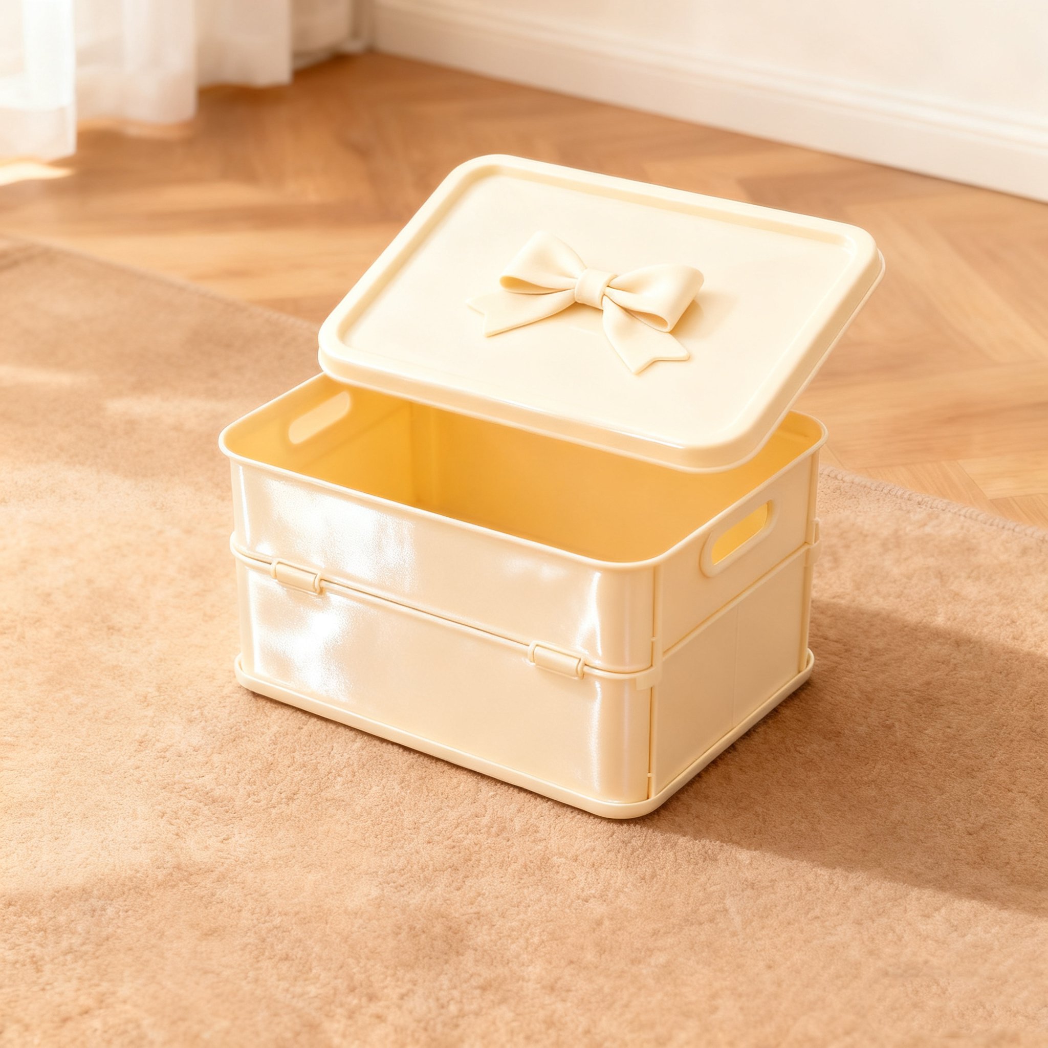 침실 접이식 보관박스 2개 세트