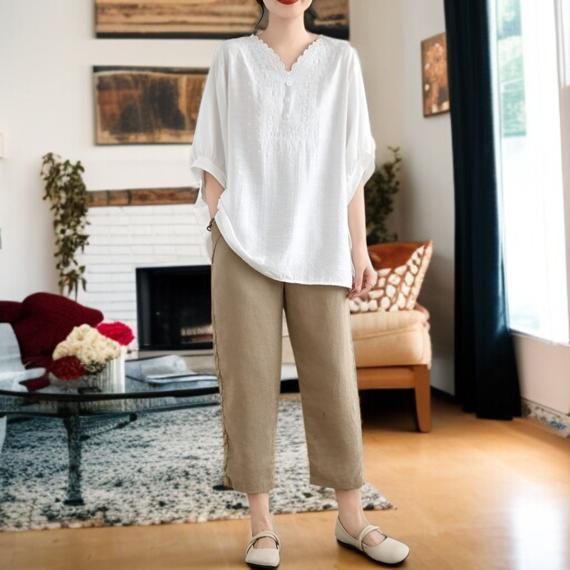 여성 캐주얼 데일리룩 빈티지 티셔츠