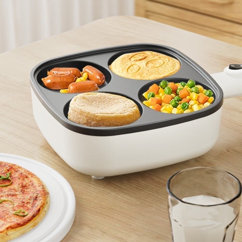 Four-hole non-stick frying pan