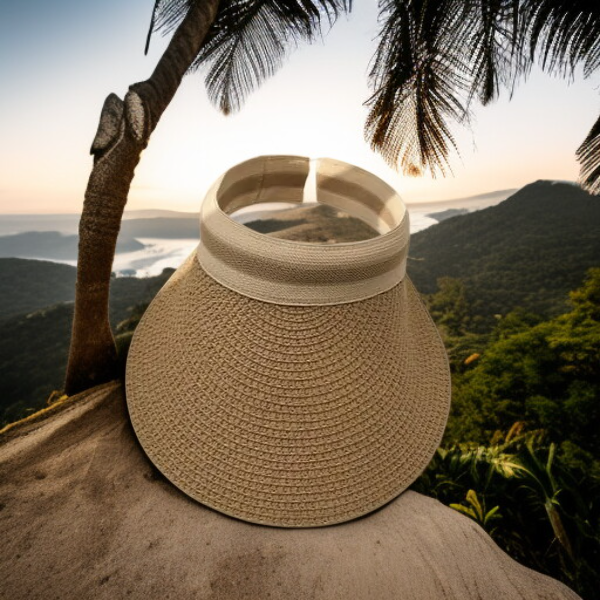 Sombrero negro de moda urbana para verano