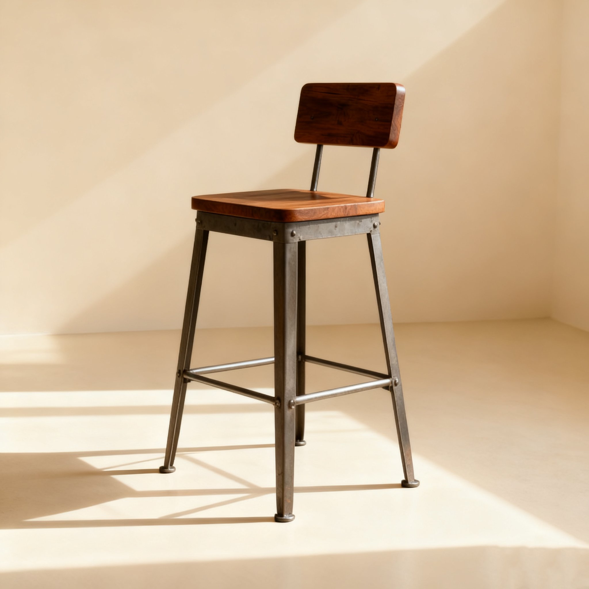 고급 원목 바 스툴 2개입