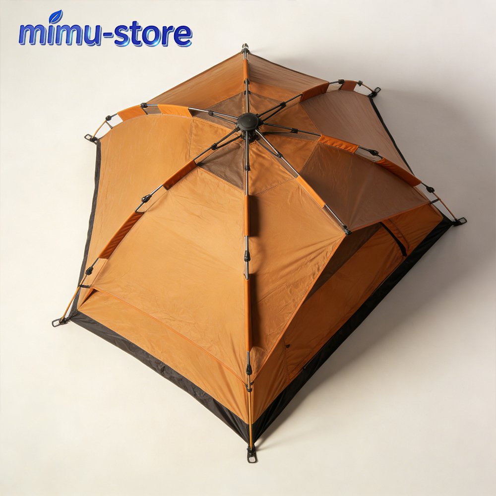 เต็นท์สองชั้นกันฝน กันลม และระบายอากาศได้ดี สำหรับสองคน