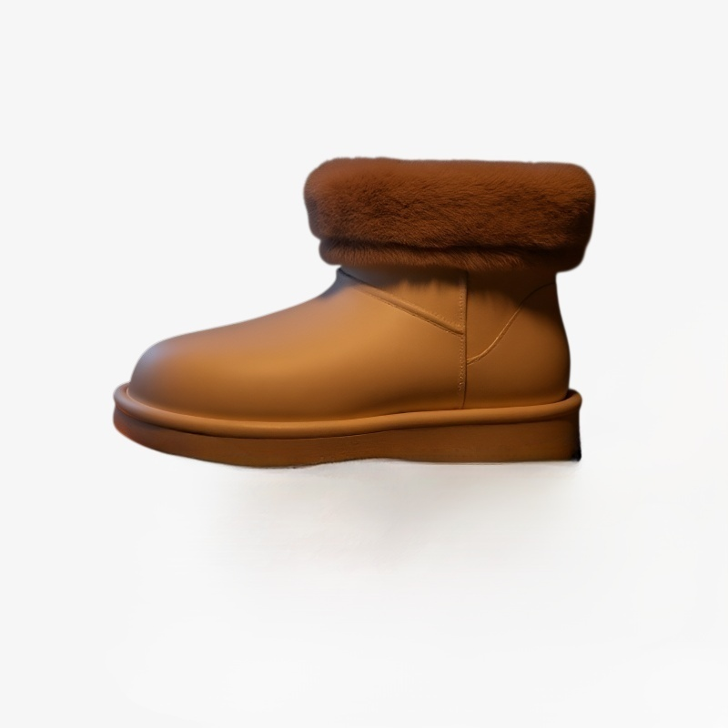 여성을 위한 방수 스노우 신발 착용컷