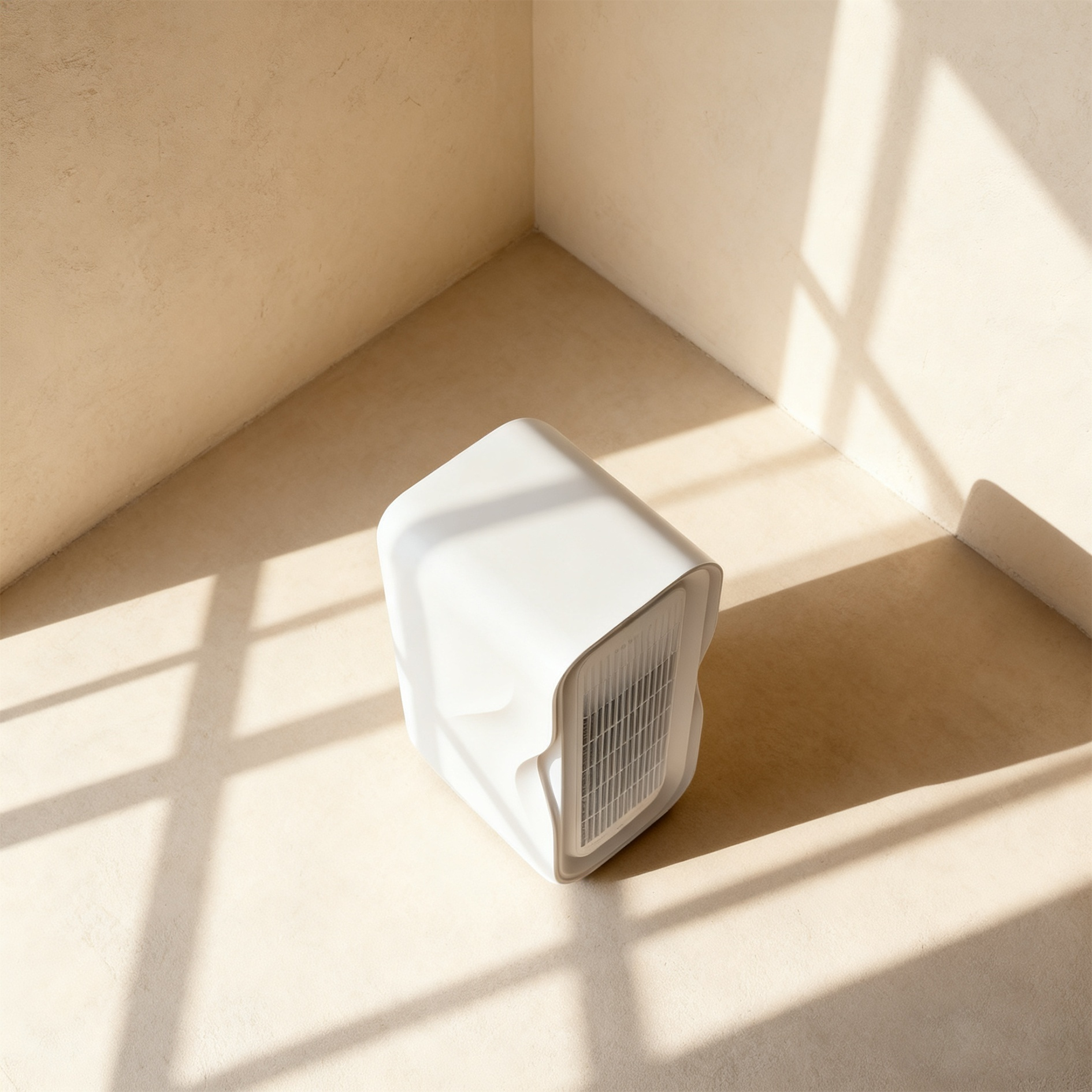 스마트 공기청정기 전면 디자인