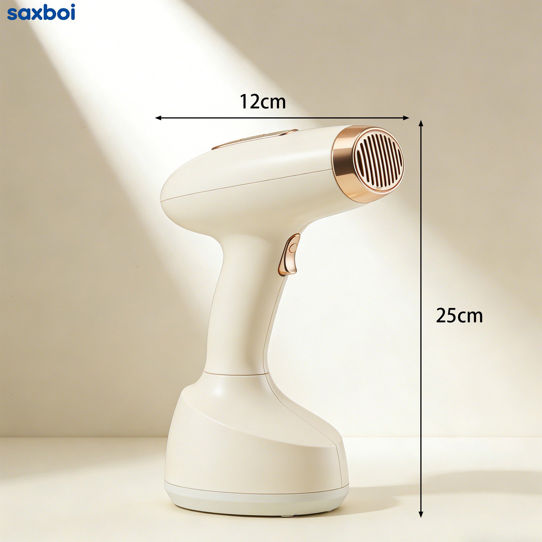 携帯しやすいコンパクトな衣類スチーマー