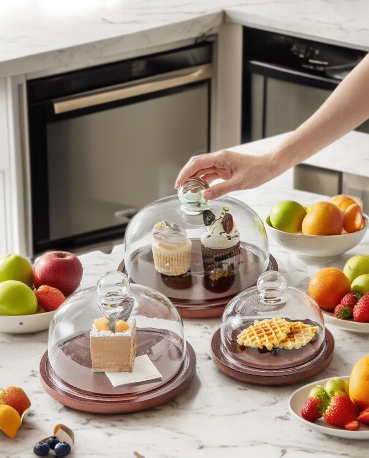 베이커리용 방진 케이크 진열장