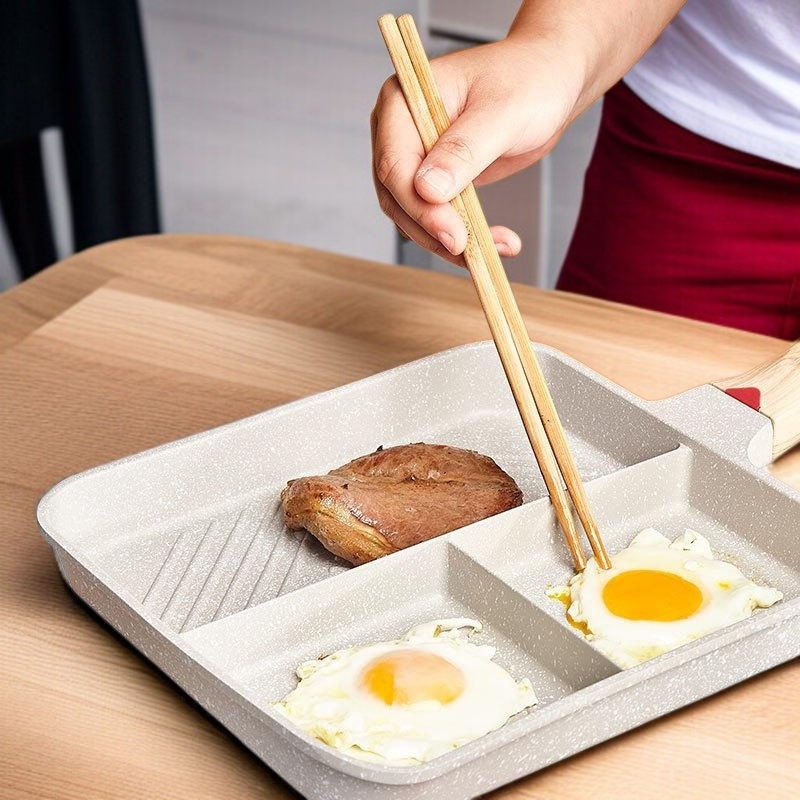 Multifunctional Medical Stone Breakfast Pan for Eggs and Pancakes