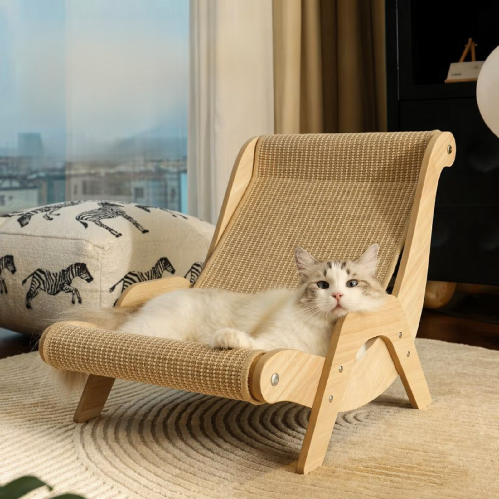 Durable Cat Scratcher Sofa Chair, All-Season Use