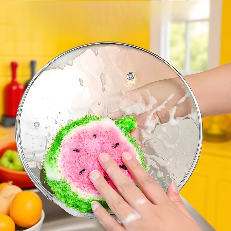 Topfreiniger Bürste in Wassermelonenform