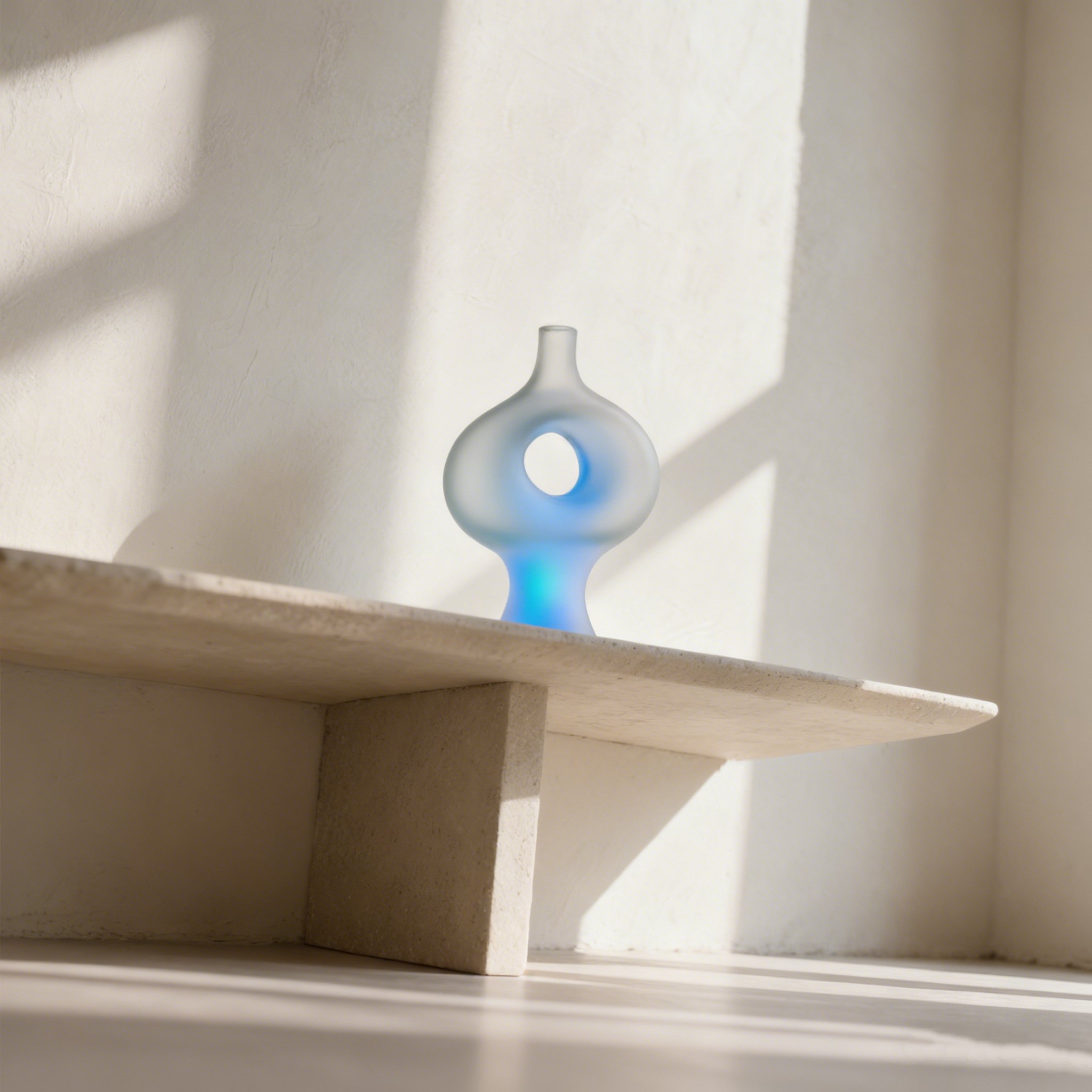 다양한 크기의 유리 화병 세트