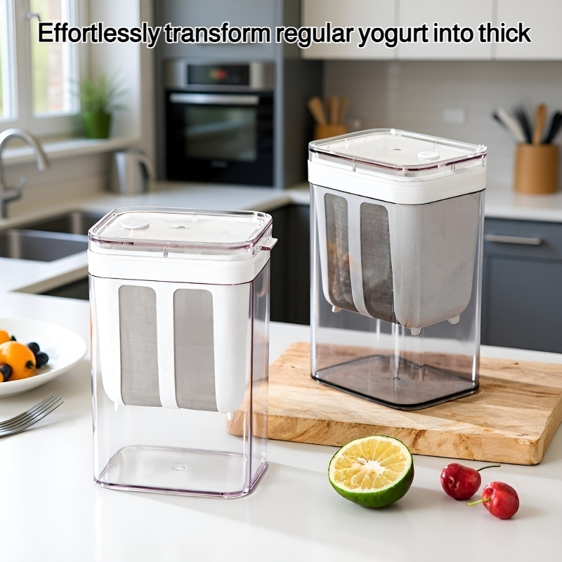 Japanese-style yogurt strainer