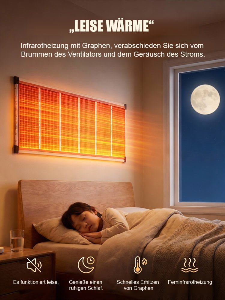 【5 Sekunden Schnellheizung】Deutsche Hightech-Graphen-Wandheizung