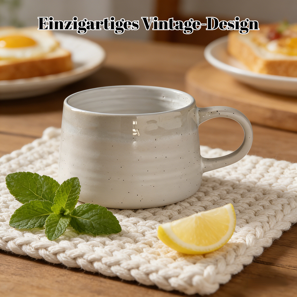 Retro-Keramikbecher