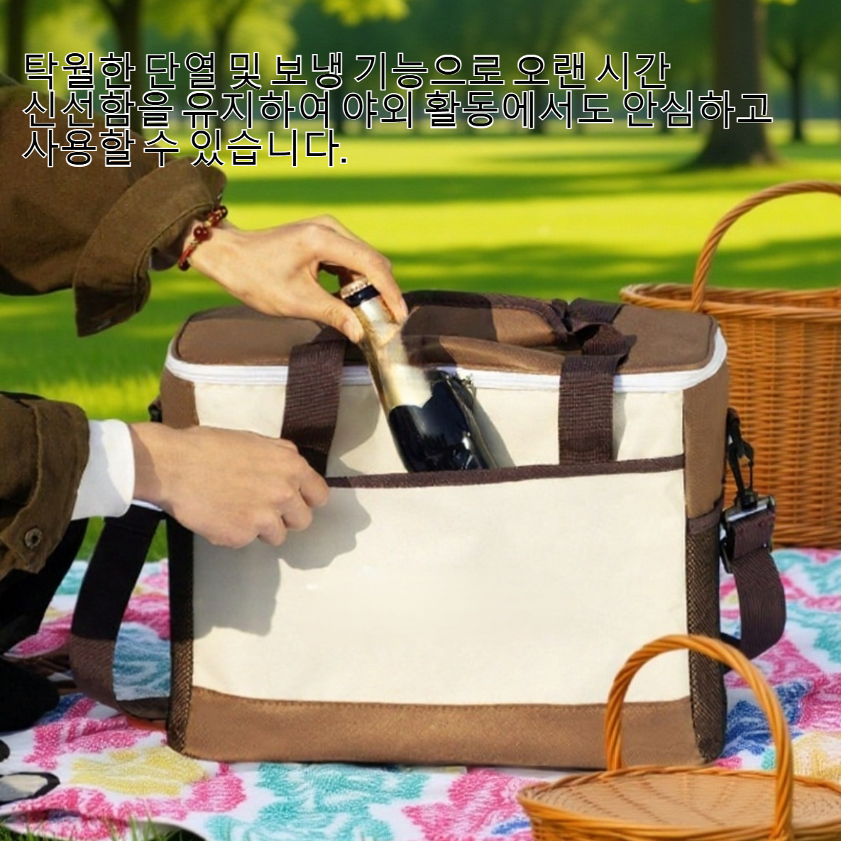 대용량 휴대용 단열 및 보냉 박스