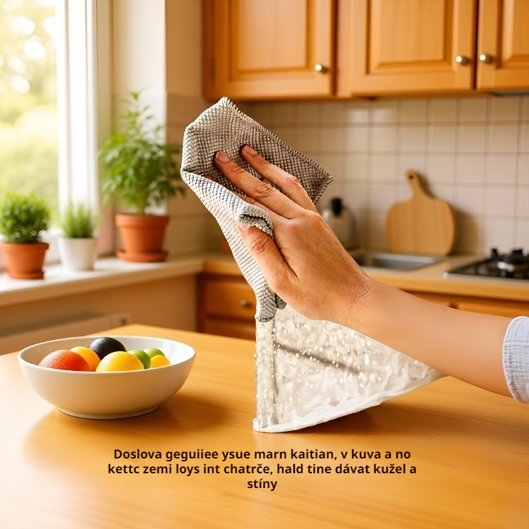 Rybinový vzor savý čisticí hadřík