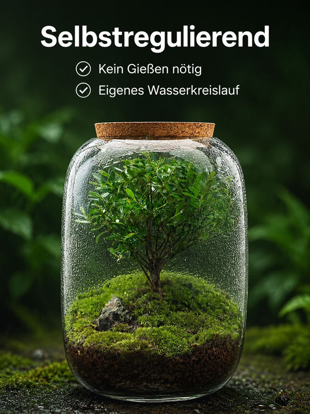 Tischpflanzen Mini-Ökosystem-Flasche