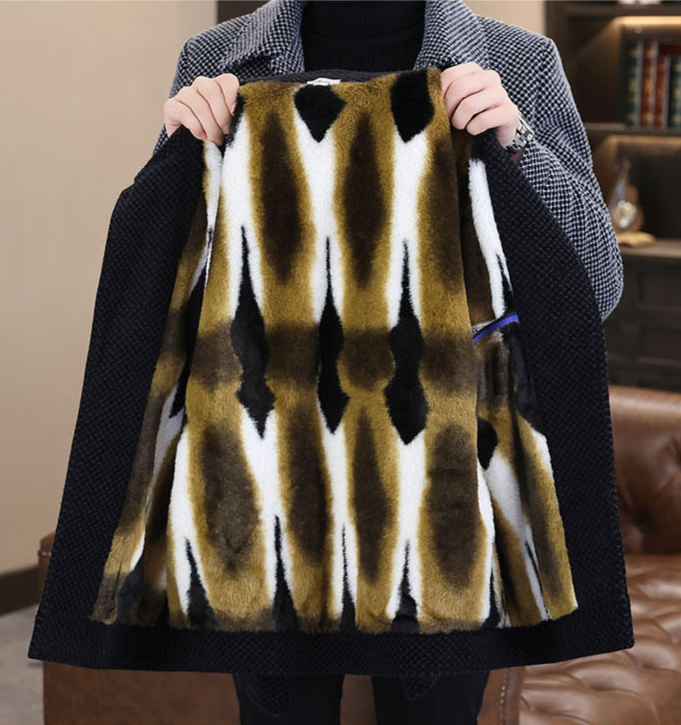 남자 데일리 통근 기모 재킷 스타일링