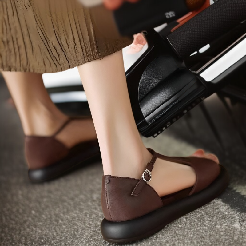 여하 아웃도어 통풍 통굽 로마 샌들 비치 샌들 오리지널 소프트 바닥 캐주얼 빈티지 로마 샌들