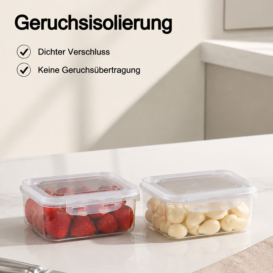 Lebensmittelechte PP Frischhaltebox, Aufbewahrungsbox für Kühlschrank und Küche