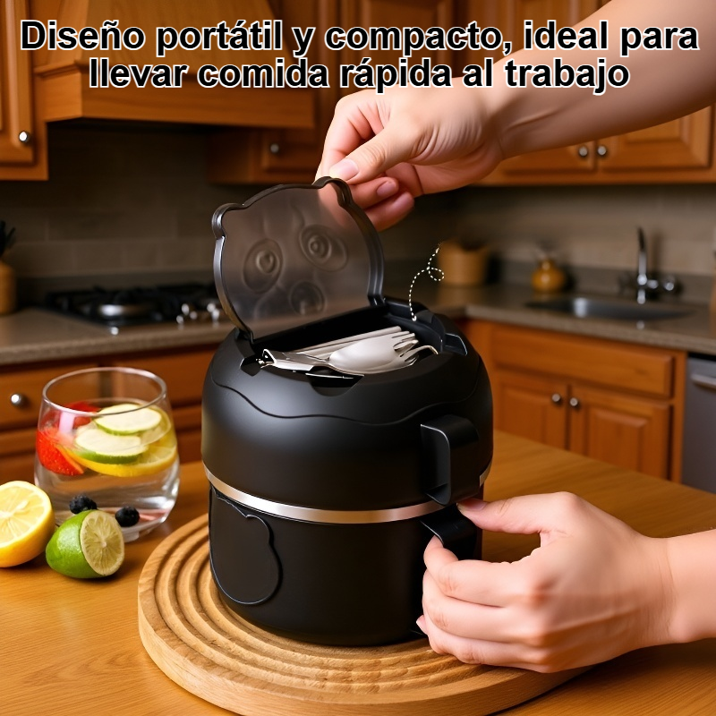 Taza de comida rápida de acero inoxidable