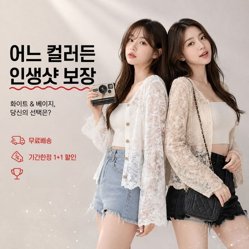 레이스 가디건과 숄 드레스 레이어드