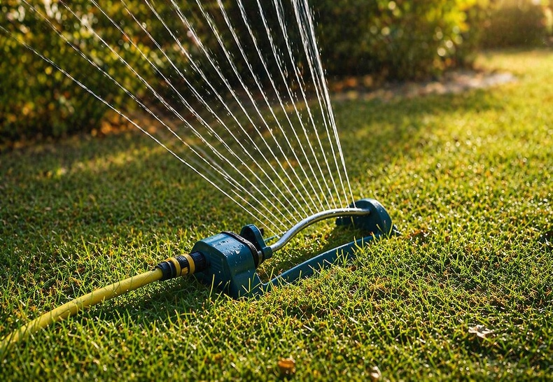 Robuster Sprinkler für Blumen- und Gemüsebeete