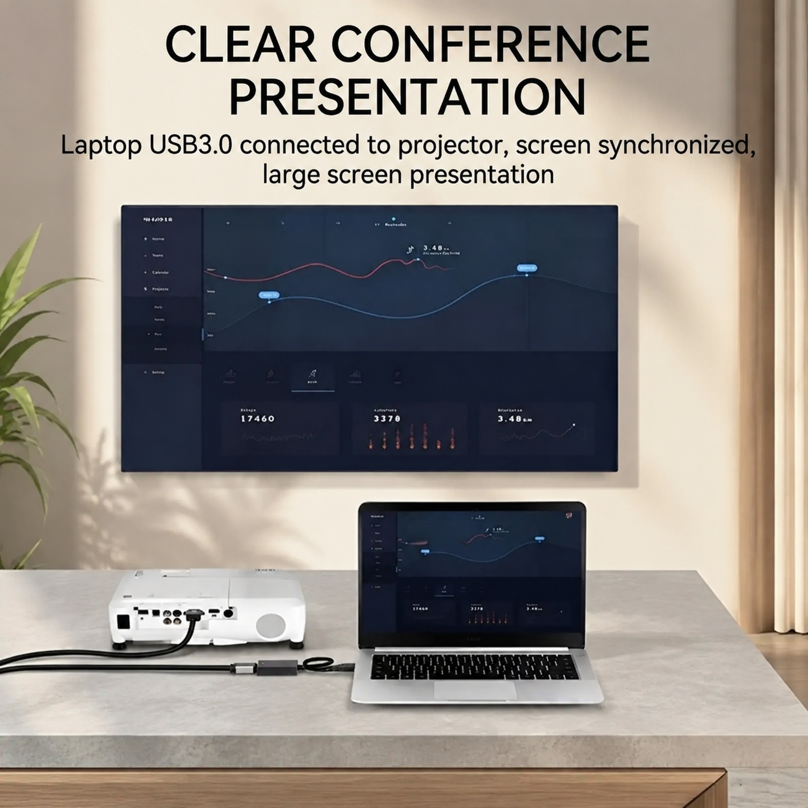 HD USB to HDMI Display Adapter