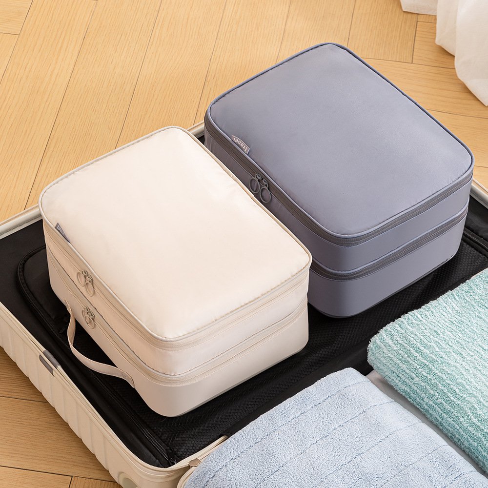 외출 접이식 휴대용 3단 입체 신발 가방 여행 신발 가방 신발 수납 가방