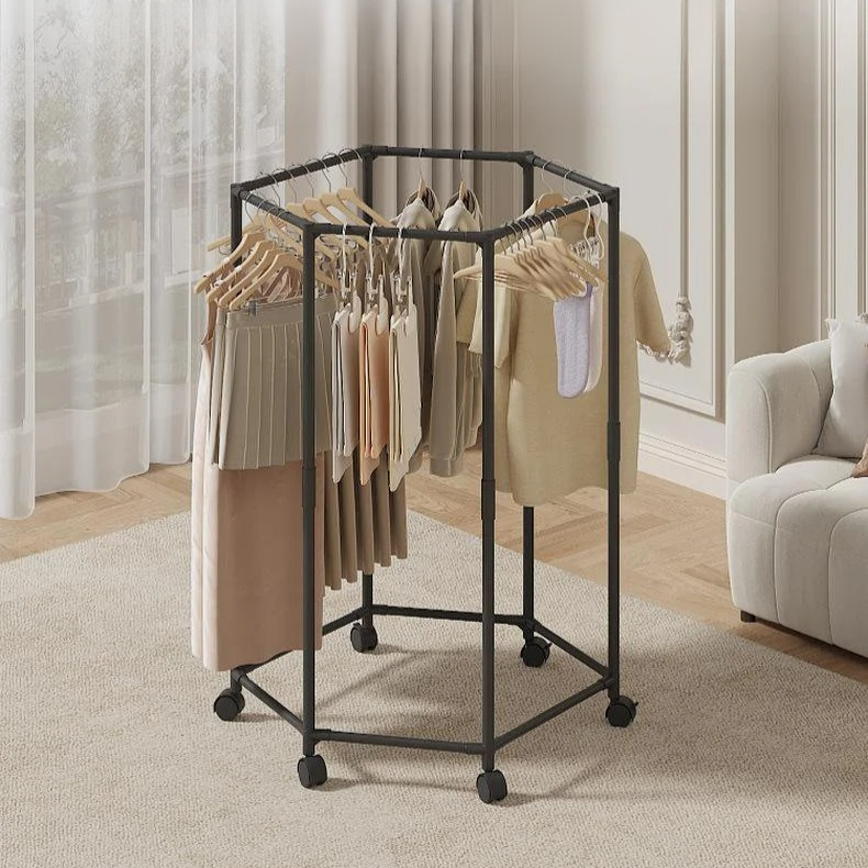 六角旋轉地面螺栓室內掛衣架