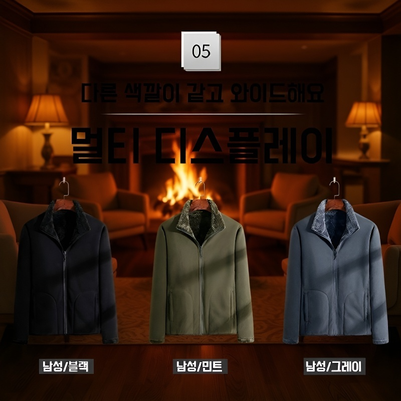 가을 겨울 양면 후드 코트