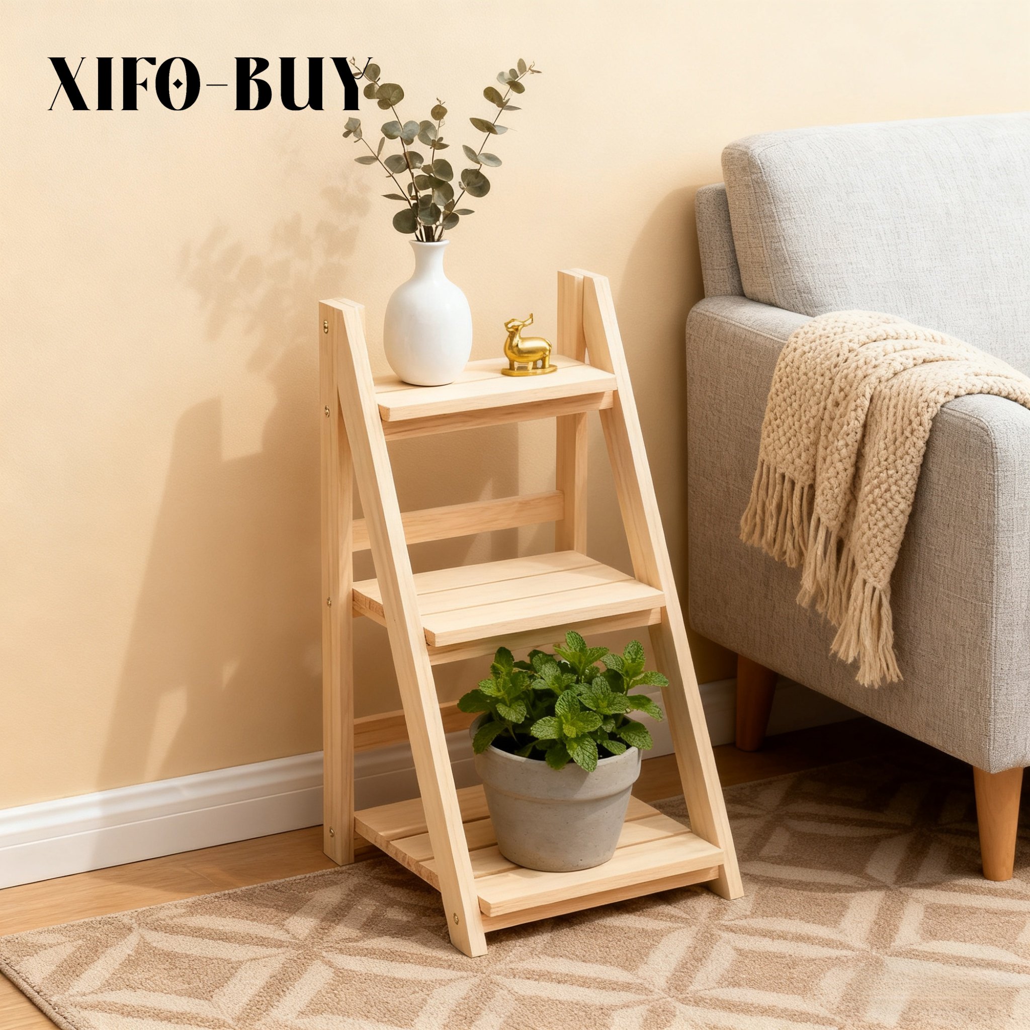 โครงระแนงสวนสามชั้นสำหรับปลูกต้นไม้