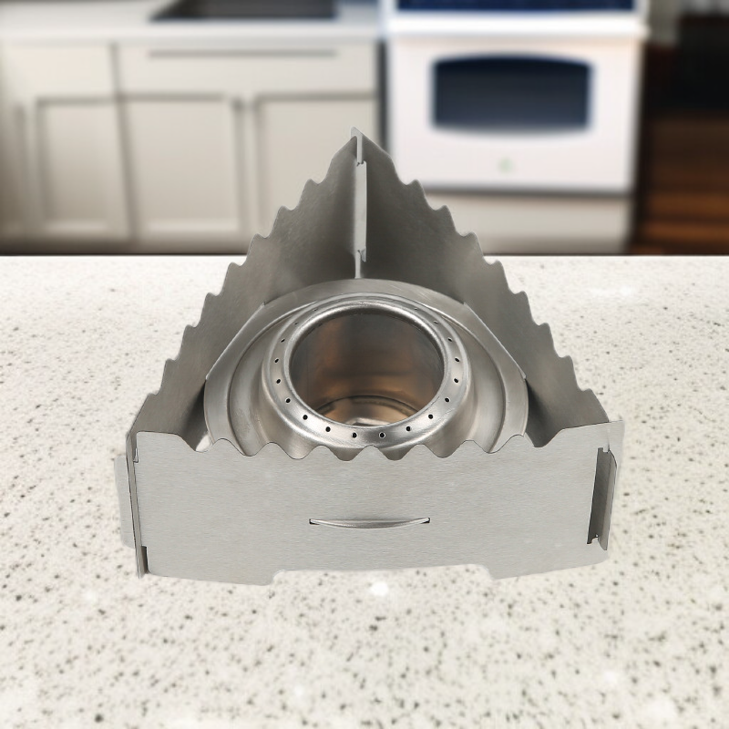 携帯型アルコールストーブ 防風設計 キャンプ・登山用