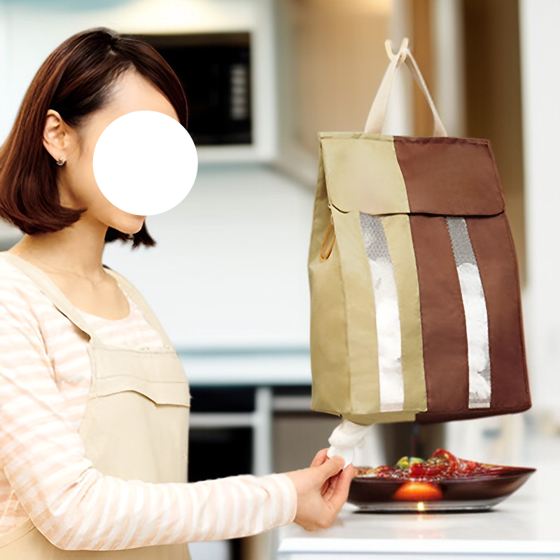 대형 주방 쓰레기봉투 정리함 벽걸이형 수납 박스