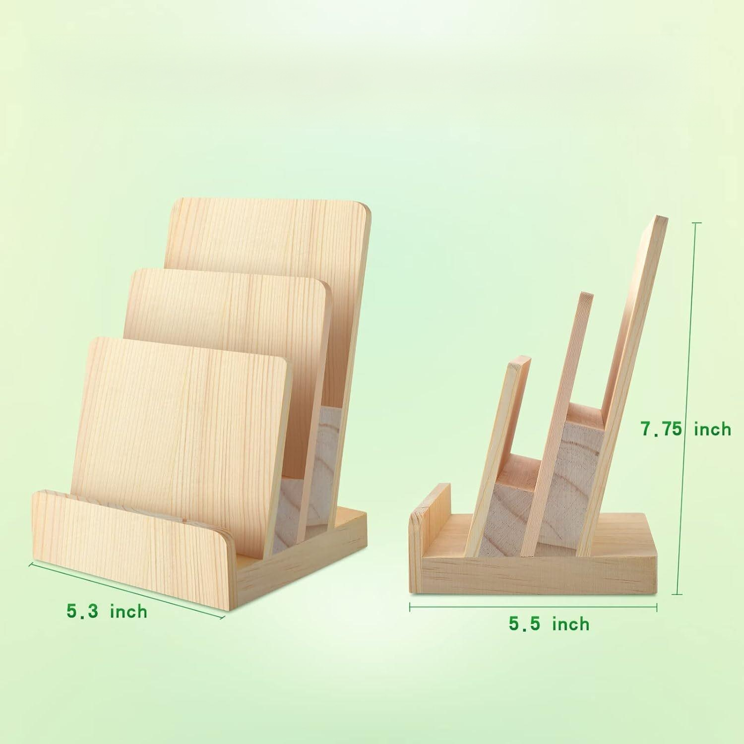 Wooden Menu & File Holder