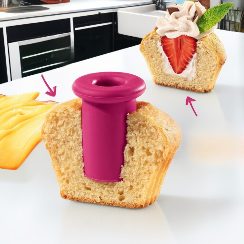 Többfunkciós konyhai sütőeszközök, kör alakú szilikon lyukasztóval