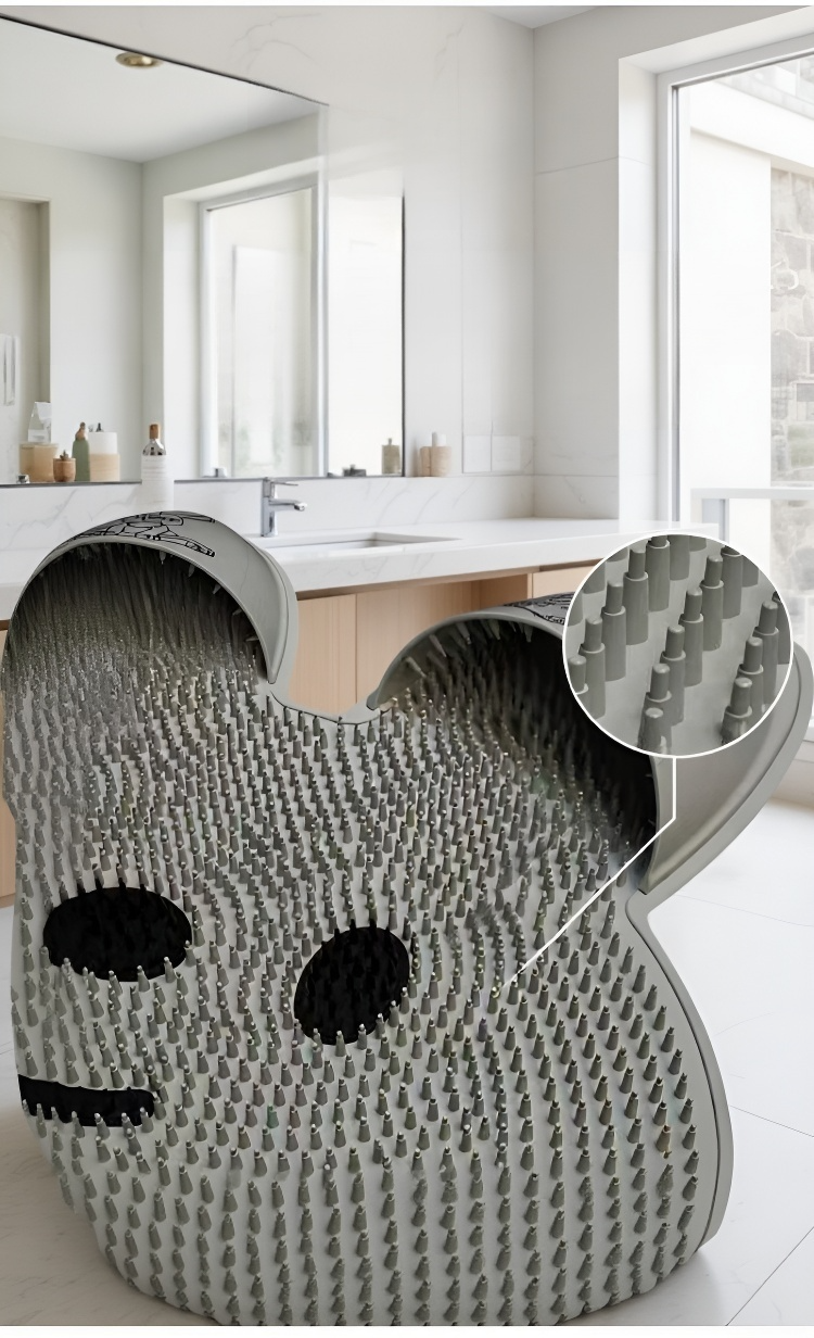 حصيرة سيليكون للحمام بتصميم عصري