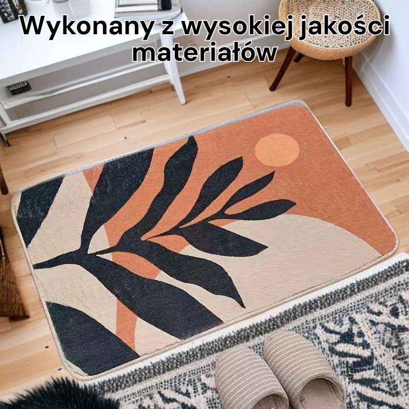 Minimalistyczny dywan do salonu