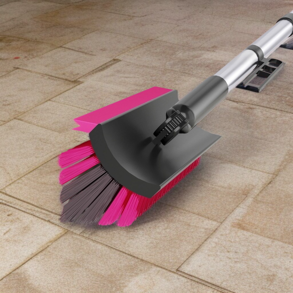 Cepillo giratorio multifuncional para muebles y suelos