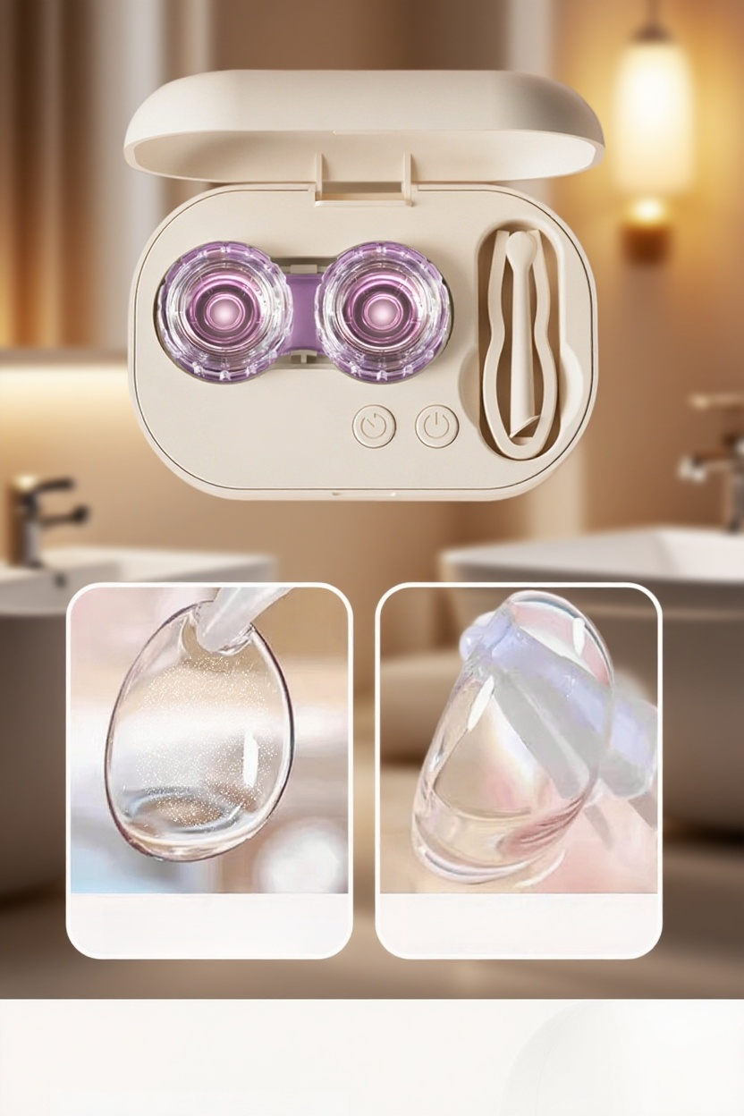 便攜式隱形眼鏡清洗器攜帶展示